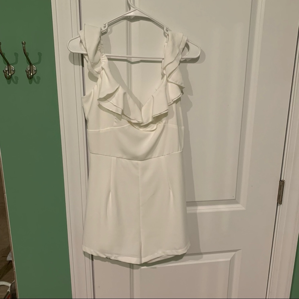 White romper new with tags